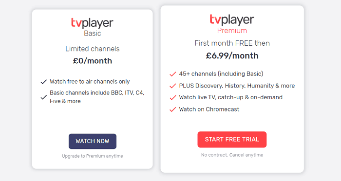 tvplayer-pricing-plan