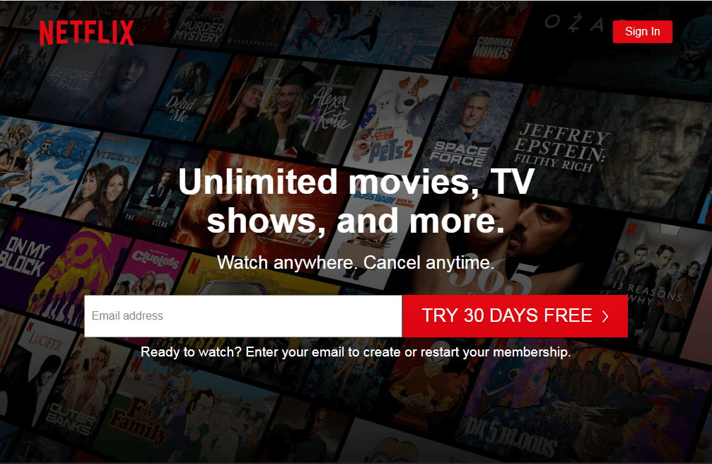 Unblocking American Netflix from Australia using CyberGhost VPN