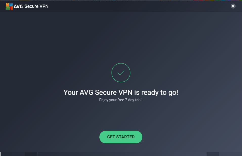 How to get AVG VPN free trial step 4