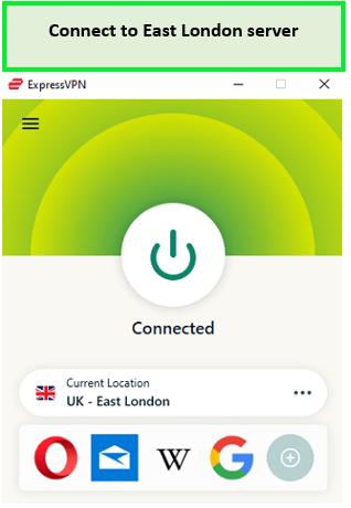 Connect to East London server