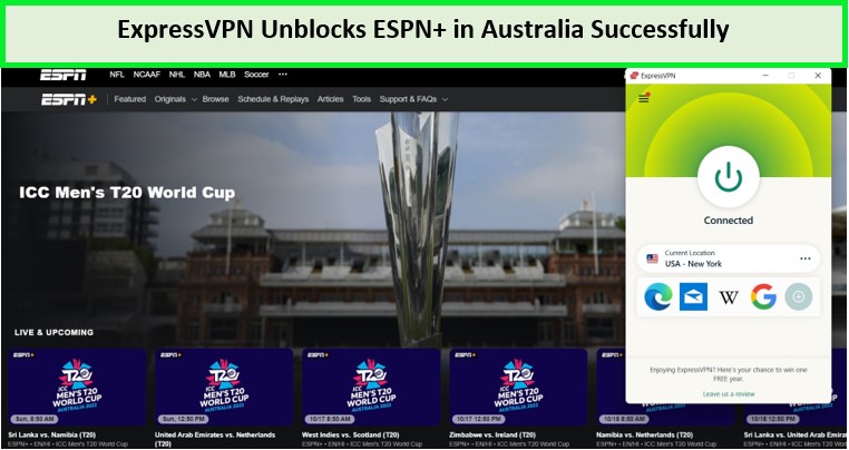 express-vpn-unblocked-espn-plus-to-watch-icc-t20-worldcup-in-Australia