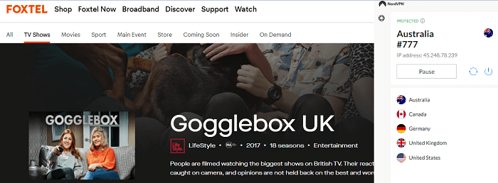 gogglebox-uk-streaming-from-abroad-via-nordvpn-australian-server