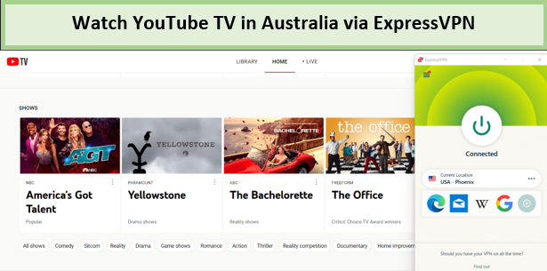 ExpressVPN-unblocked-Youtube-tv-in-AU