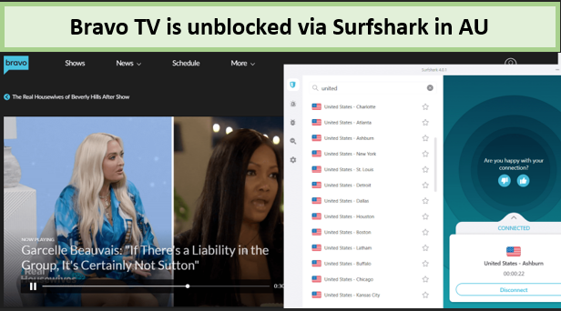 Surfshark-unblocked-Bravo-tv-australia