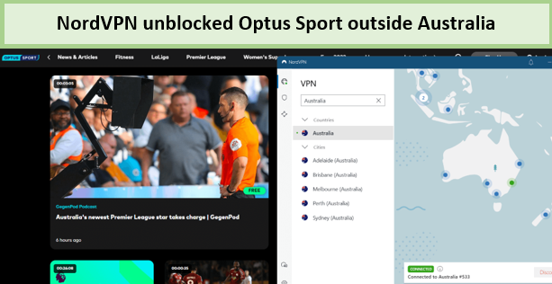 NordVPN-unblocked-optus-sports-outside-australia
