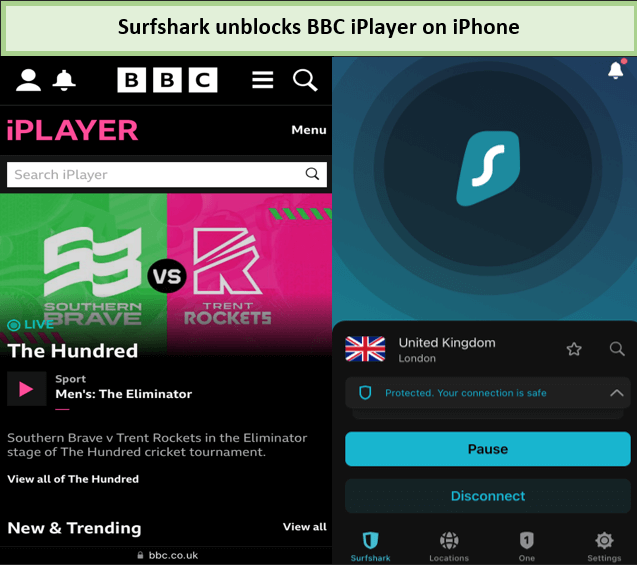Surfshark-unblocked-BBC-iplayer-on-iphone