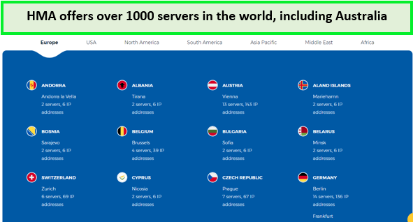 HMA-servers