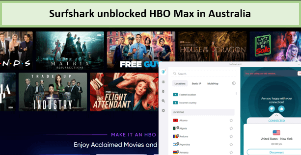 Surfshark-unblocked-hbo-max-in-au