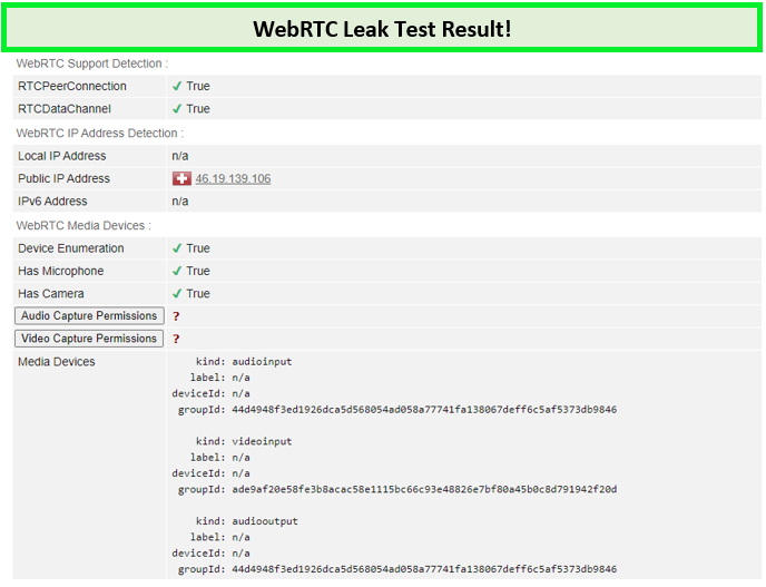 Webrtc leak hotspot shiel