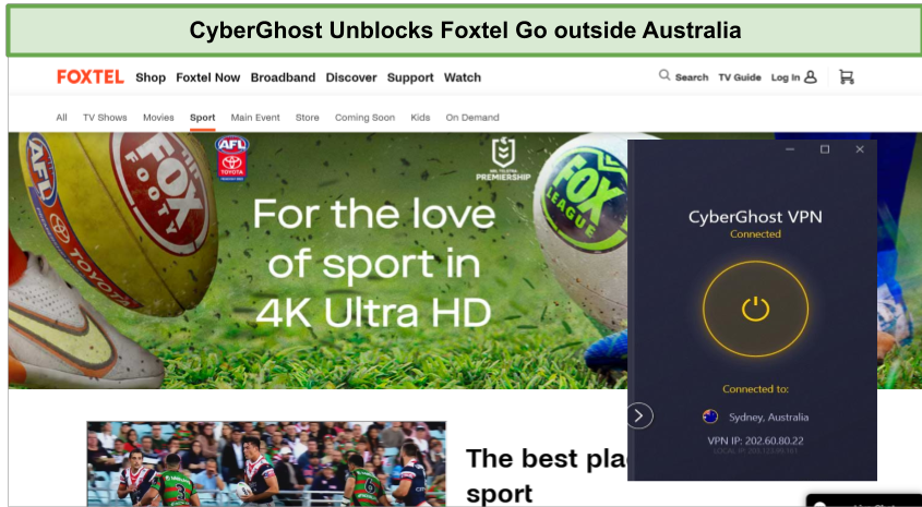 cyberghost-unblocks-foxtel-go-outside-australia