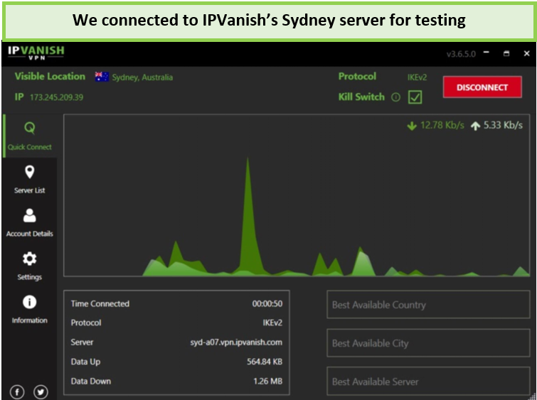 ipvanish-australian-server
