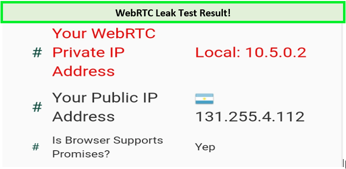 webrtc-leak test-expressvpn