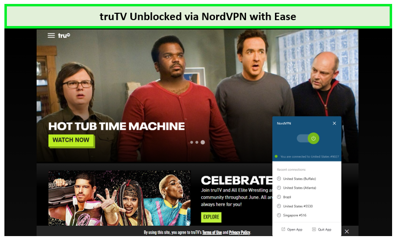 NordVPN – Largest Servers Network VPN to Watch truTV in Australia