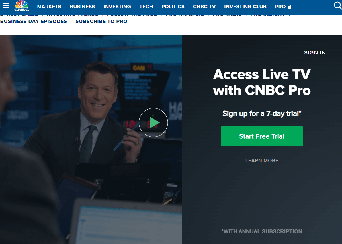 CNBC-pro-subscription