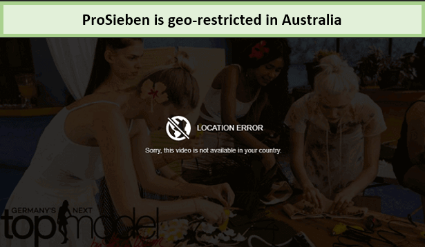 ProSieben-Germany-Geo-restriction-error