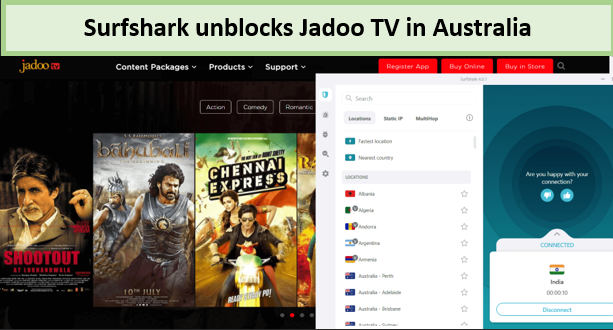 Surfshark-unblocks-Jadoo-tv-in-au