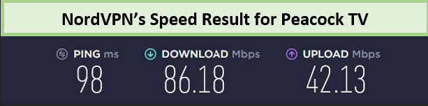NordVPN-AU-server-speed-results-for-peacock-tv-in-au