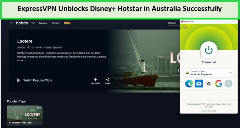 express-vpn-unblocked-disney-plus-hotstar-to-watch-lootere-web-series-in-australia