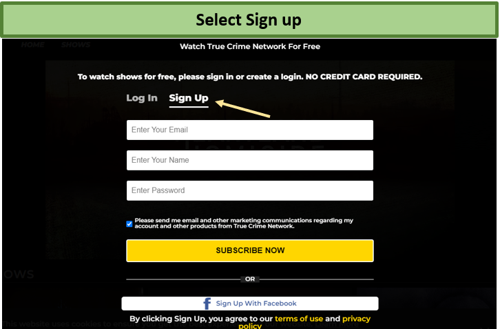 select-sign-up