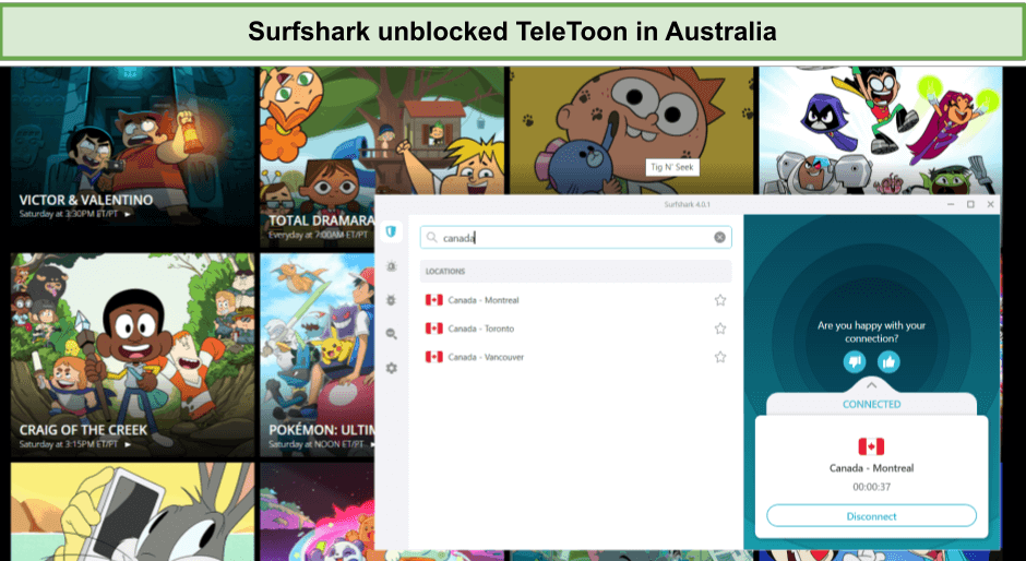 access-teletoon-in-australia-with-surfshark