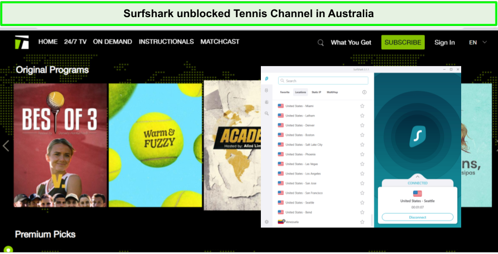tennis-channel-in-australia-with-surfshark
