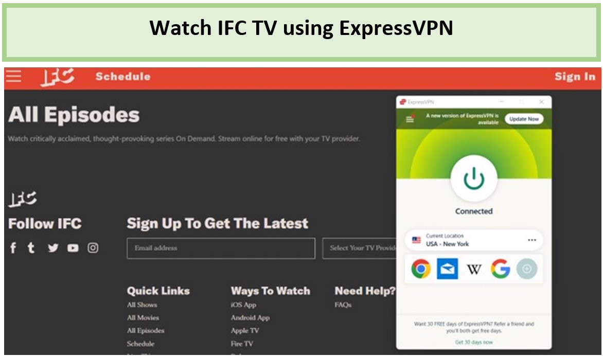 watch-ifc-tv-using-expressvpn