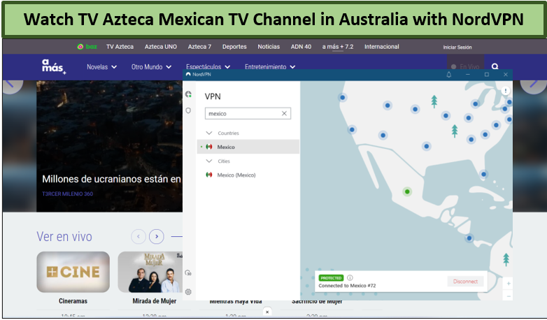 mexican-tv-channel-in-australia-with-nordvpn