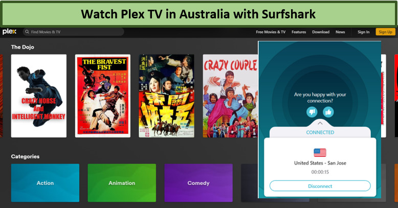 plex-tv-in-australia-with-surfshark