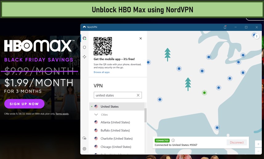 unblock-hbo-max-using-nordvpn