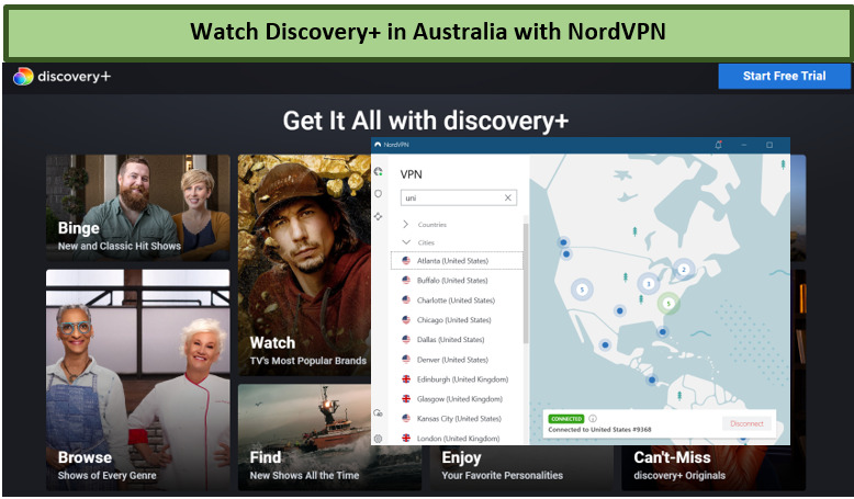 NordVPN-unblocked-Discovery-plus-in-AU