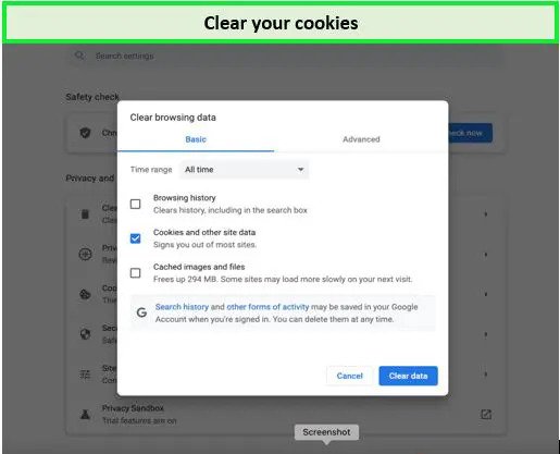 Hotstar-Not-Working-on-Wifi-in-Australia-can-be-solved-by-clearing-cache-and-cookies