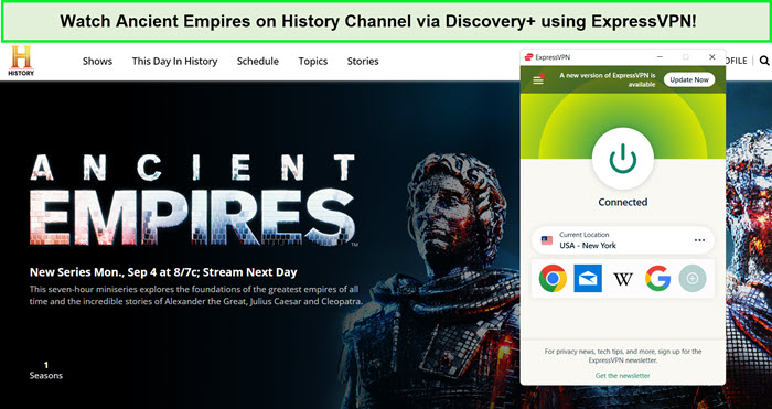 expressvpn-unblocks-ancient-empires-on-discovery-plus-channel