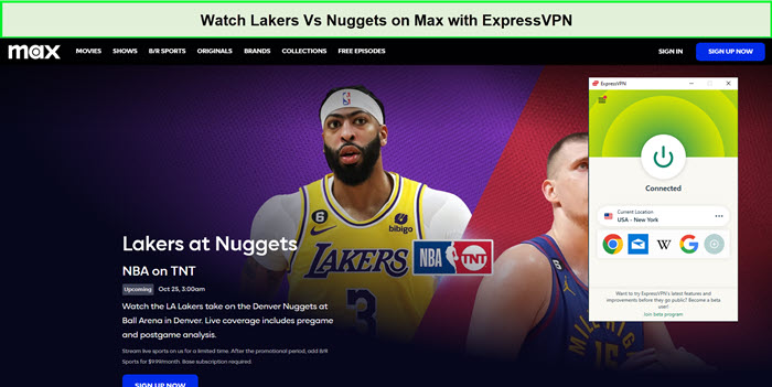 Watch-Lakers-Vs-Nuggets-In-Australia-On-Max-with-ExpressVPN