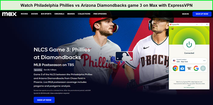 Watch-Philadelphia-Phillies-vs-Arizona-Diamondbacks-game-3-in-Australia-on-Max-with-ExpressVPN