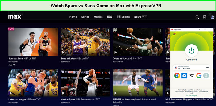 Watch-Spurs-vs-Suns-Game-in-Australia-on-Max-with-ExpressVPN